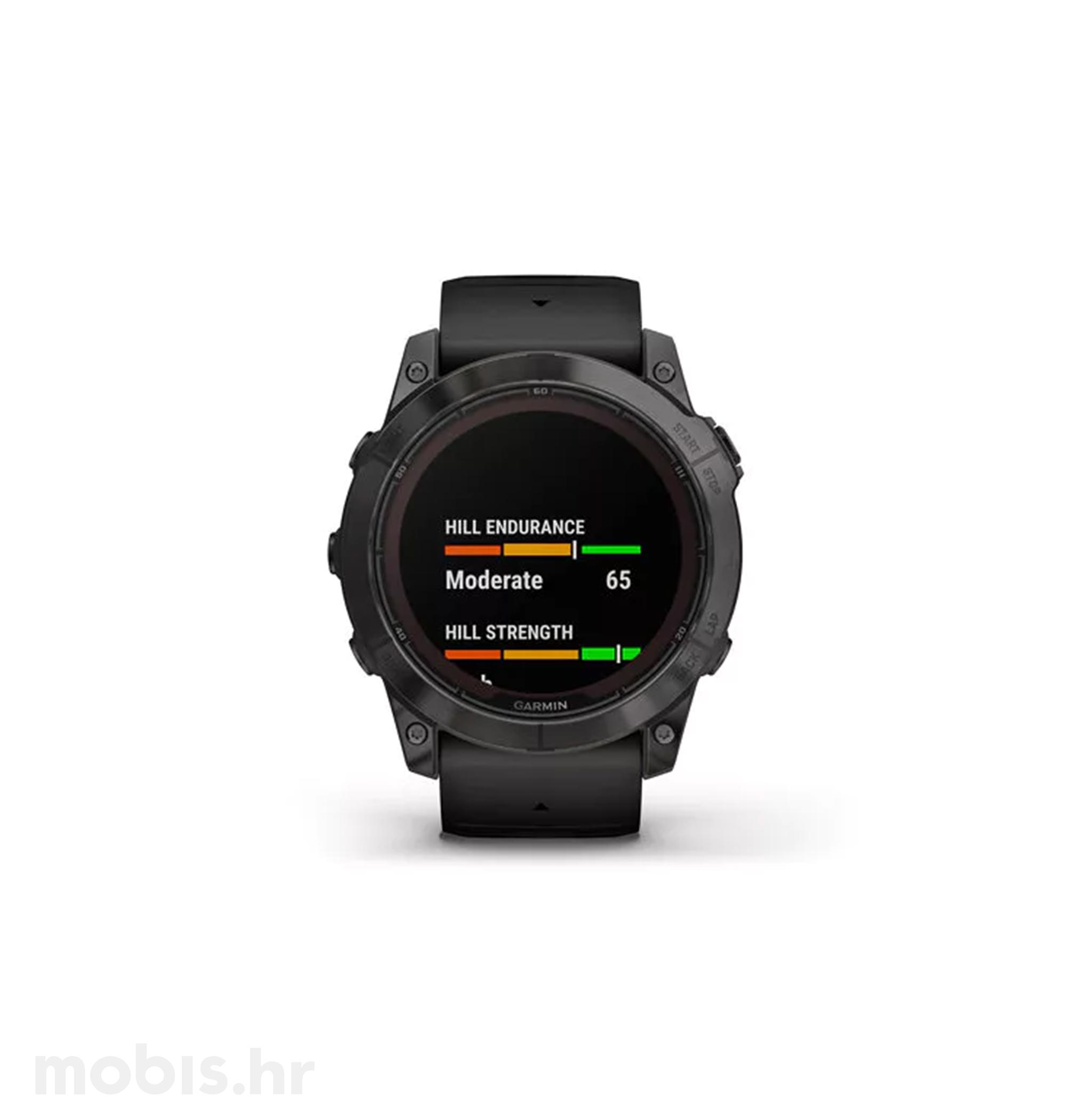 Garmin Fenix X Pro Solar Slate Gray Ss Crni Remen Pametni Satovi