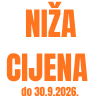 Niža cijena do 30.9. Niža cijena do 30.9.