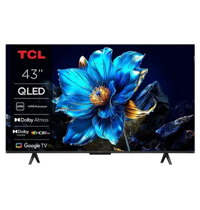 Televizor TCL QLED TV 43" 43P7K, Google TV Televizor TCL QLED TV 43" 43P7K, Google TV