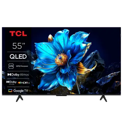 Televizor TCL 55" 55P7K 4K, QLED, Google TV Televizor TCL 55" 55P7K 4K, QLED, Google TV