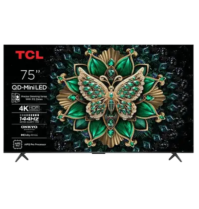 Televizor TCL 75" 75C6K 4K, QD-MINI LED, Google TV, 144HZ Televizor TCL 75" 75C6K 4K, QD-MINI LED, Google TV, 144HZ
