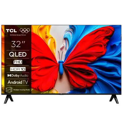 Televizor TCL Qled 32" 32S5K, FHD, Android TV Televizor TCL Qled 32" 32S5K, FHD, Android TV