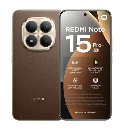 Mobitel Xiaomi Redmi Note 15 Pro+ 5G 12/512GB, smeđi Mobitel Xiaomi Redmi Note 15 Pro+ 5G 12/512GB, smeđi